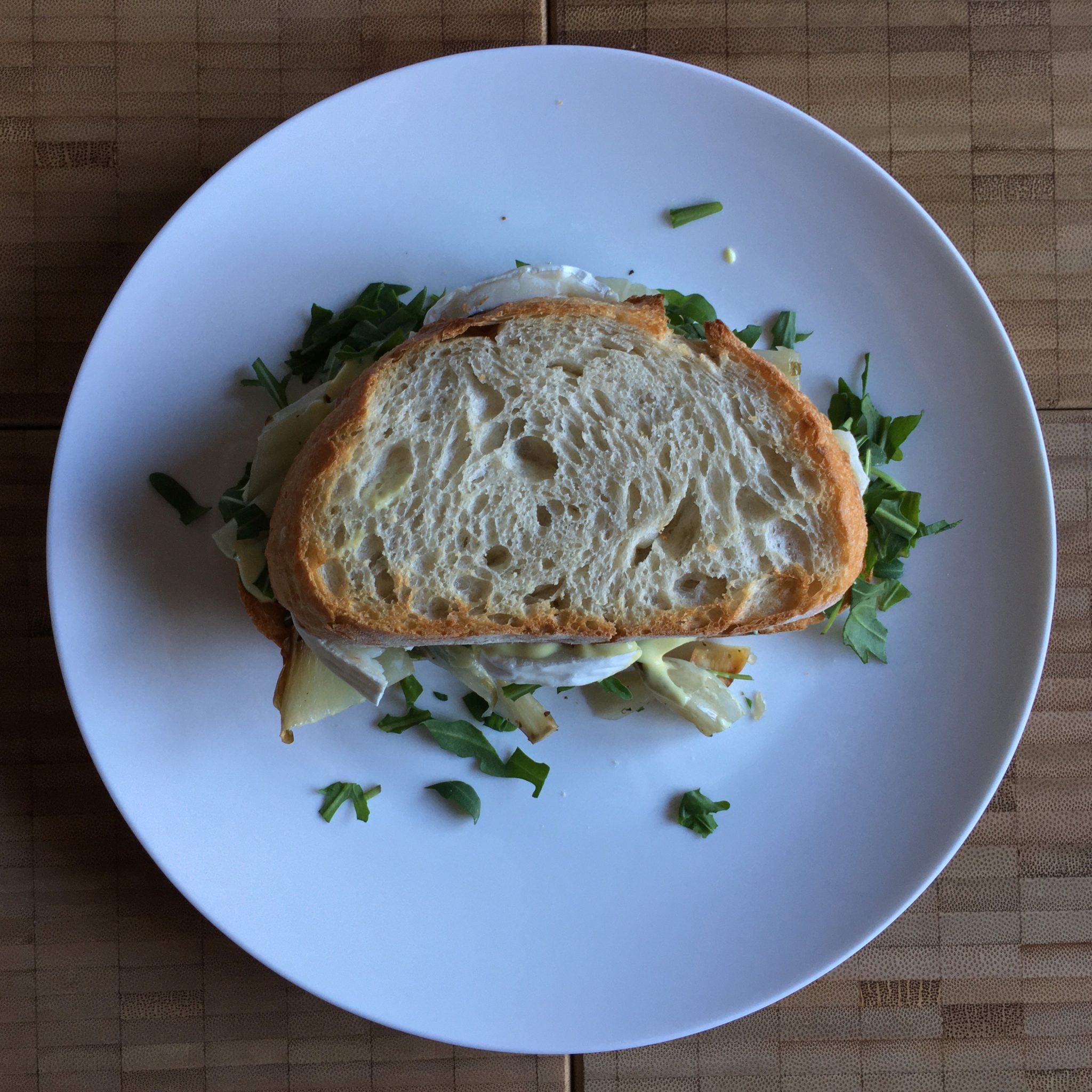 vegetables & goat’s cheese sandwich beyond my kitchen